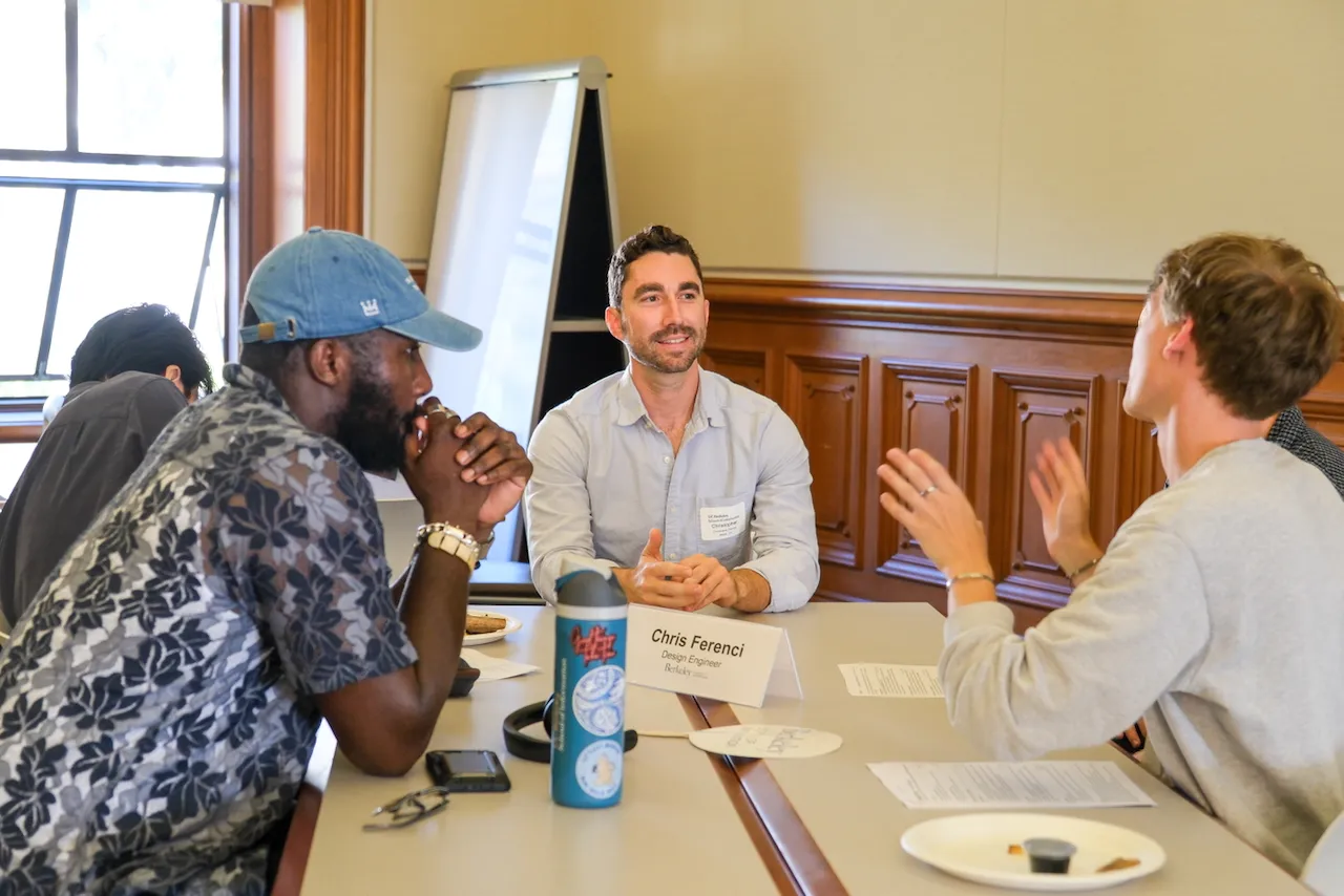 Facilitating a discussion with a small group